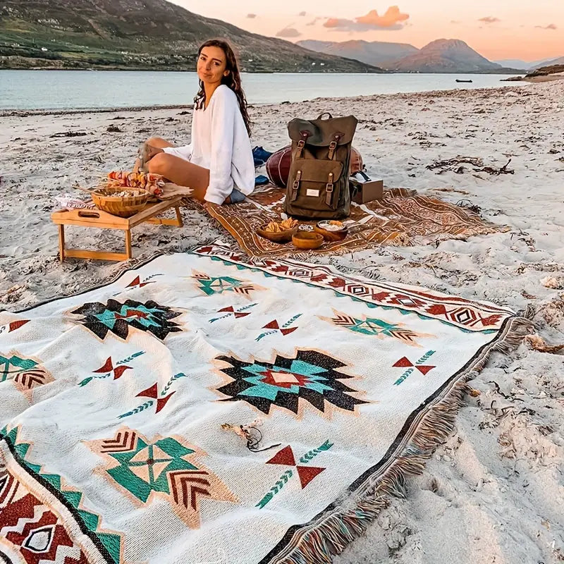 Picnictæppe - XL - Strand, Camping, Have