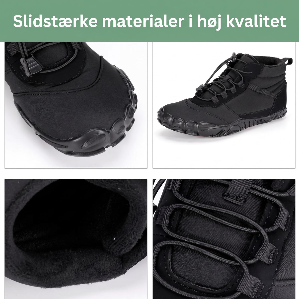 Vintersko – slidstærke materialer i høj kvalitet tæt på