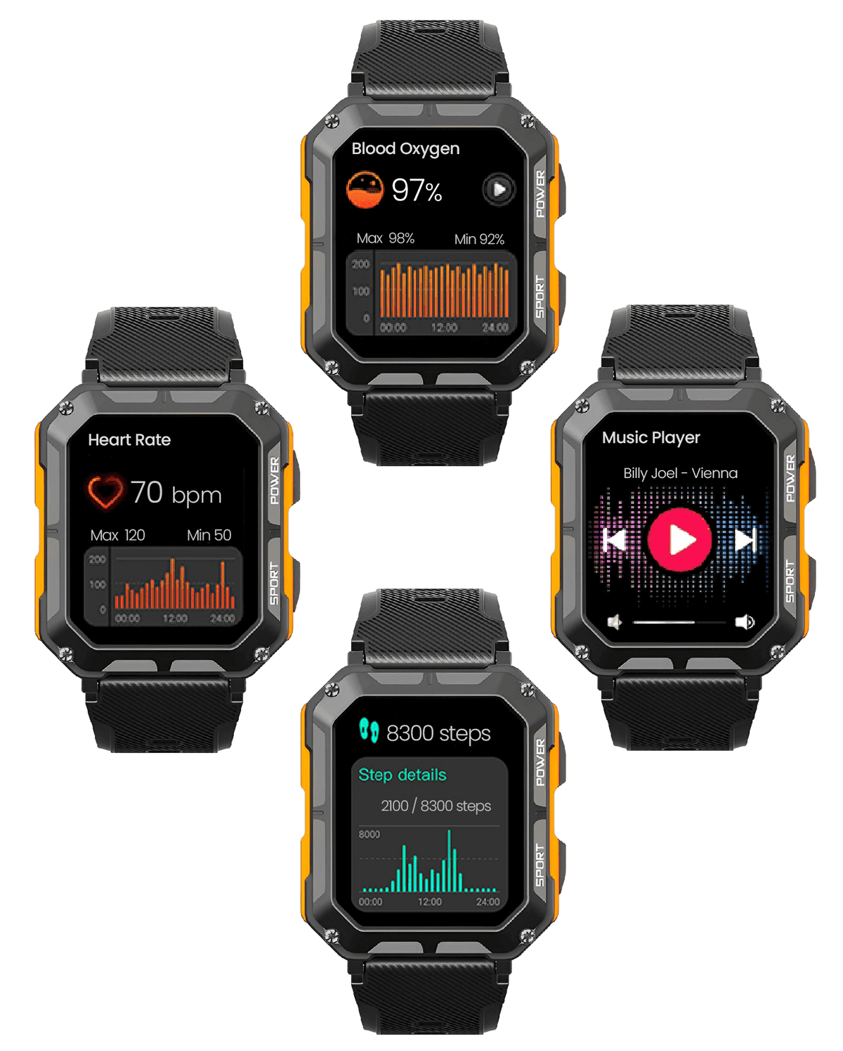 Trailmaster | Uforgængeligt Smartwatch