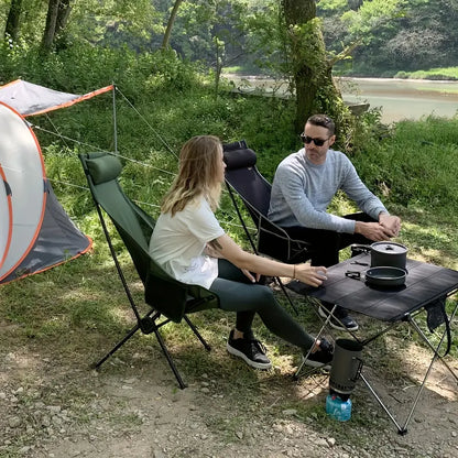 OutdoorHaven - Sammenklappelig Luksus-Campingstol