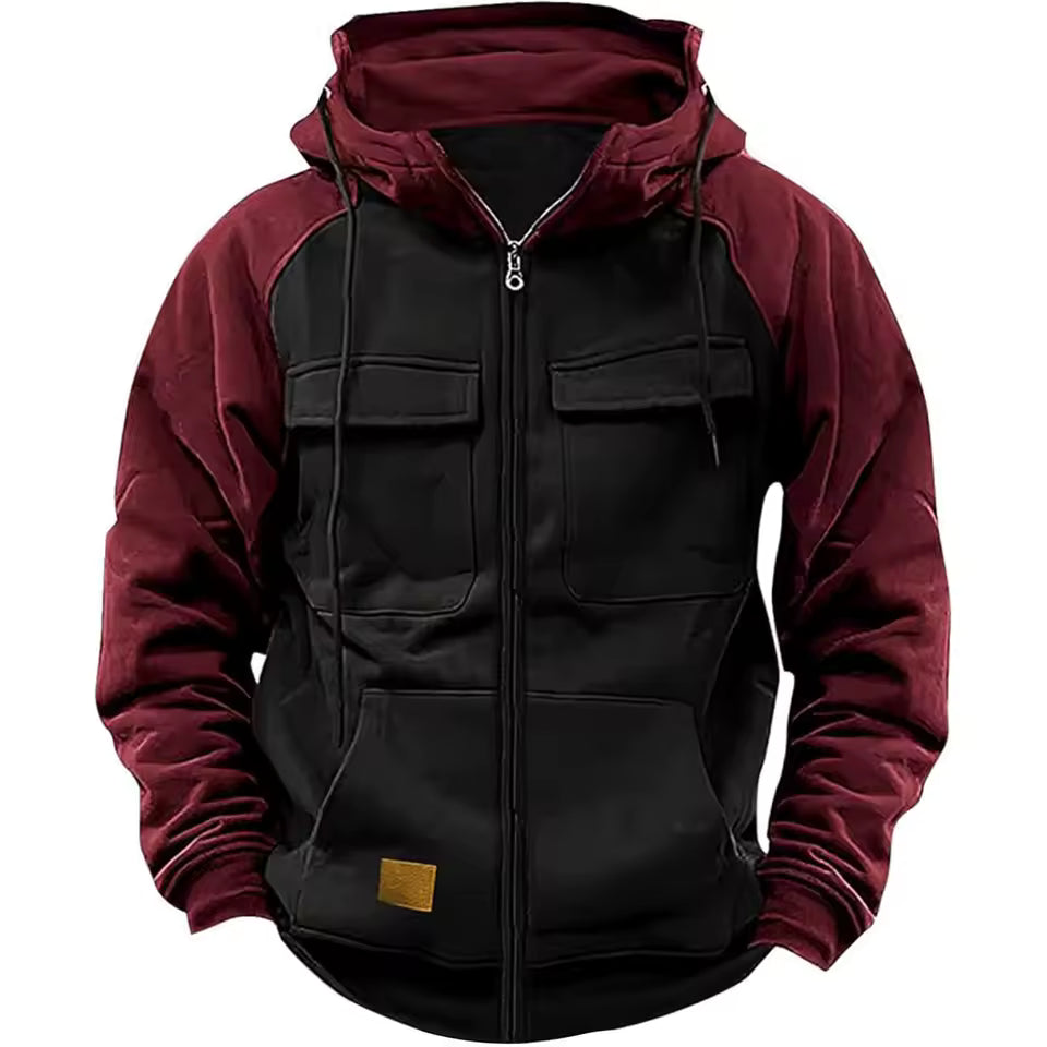 Fleece Jakke – Foret Hoodie – Varm til Herrer