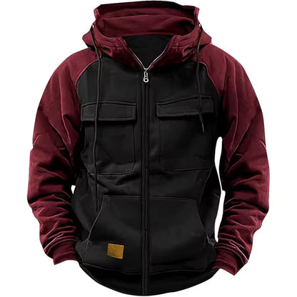 Fleece Jakke – Foret Hoodie – Varm til Herrer
