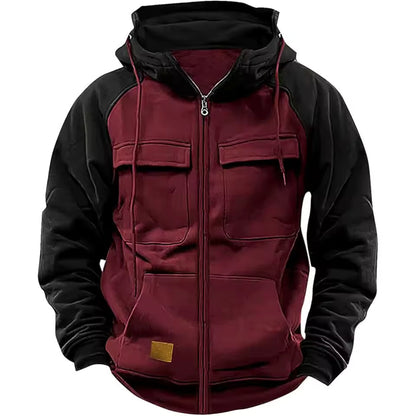 Fleece Jakke – Foret Hoodie – Varm til Herrer