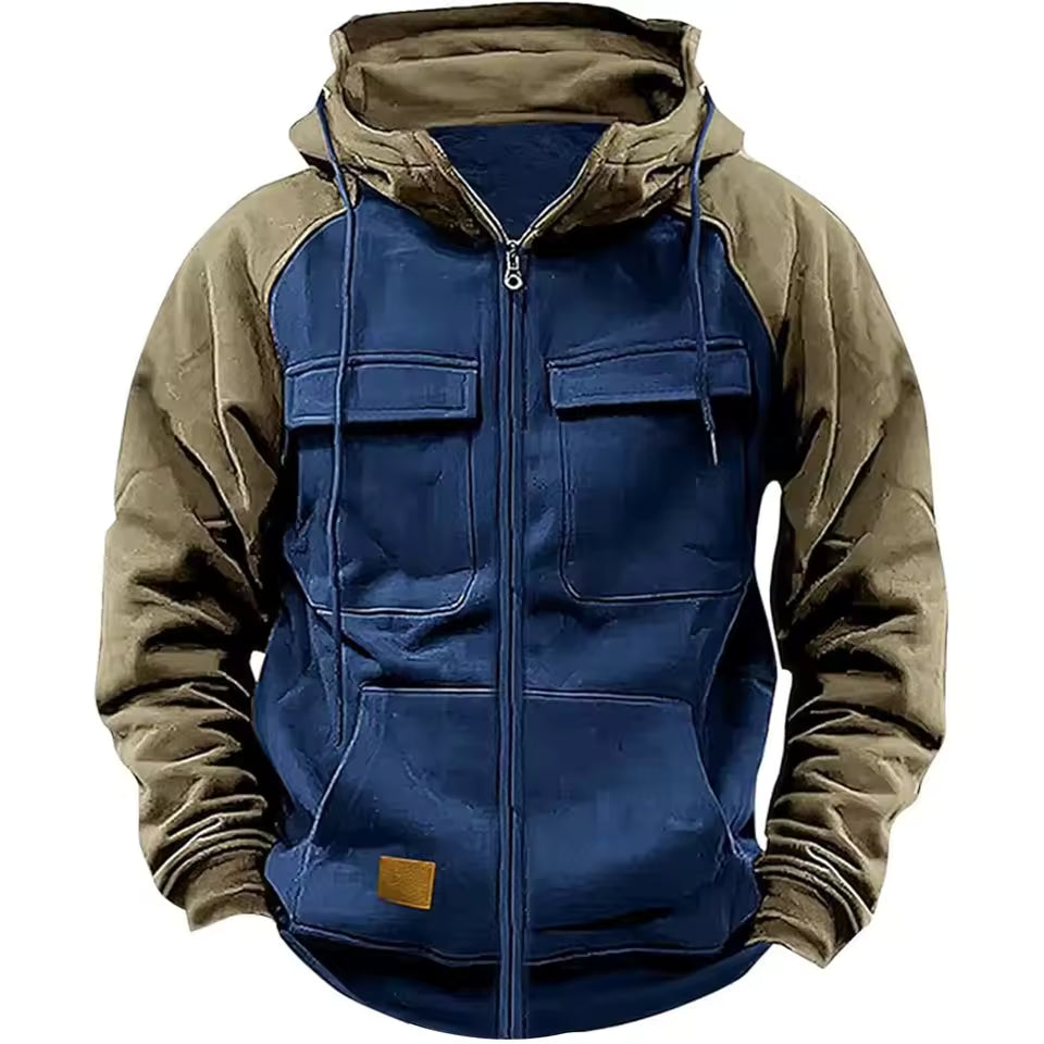 Fleece Jakke – Foret Hoodie – Varm til Herrer