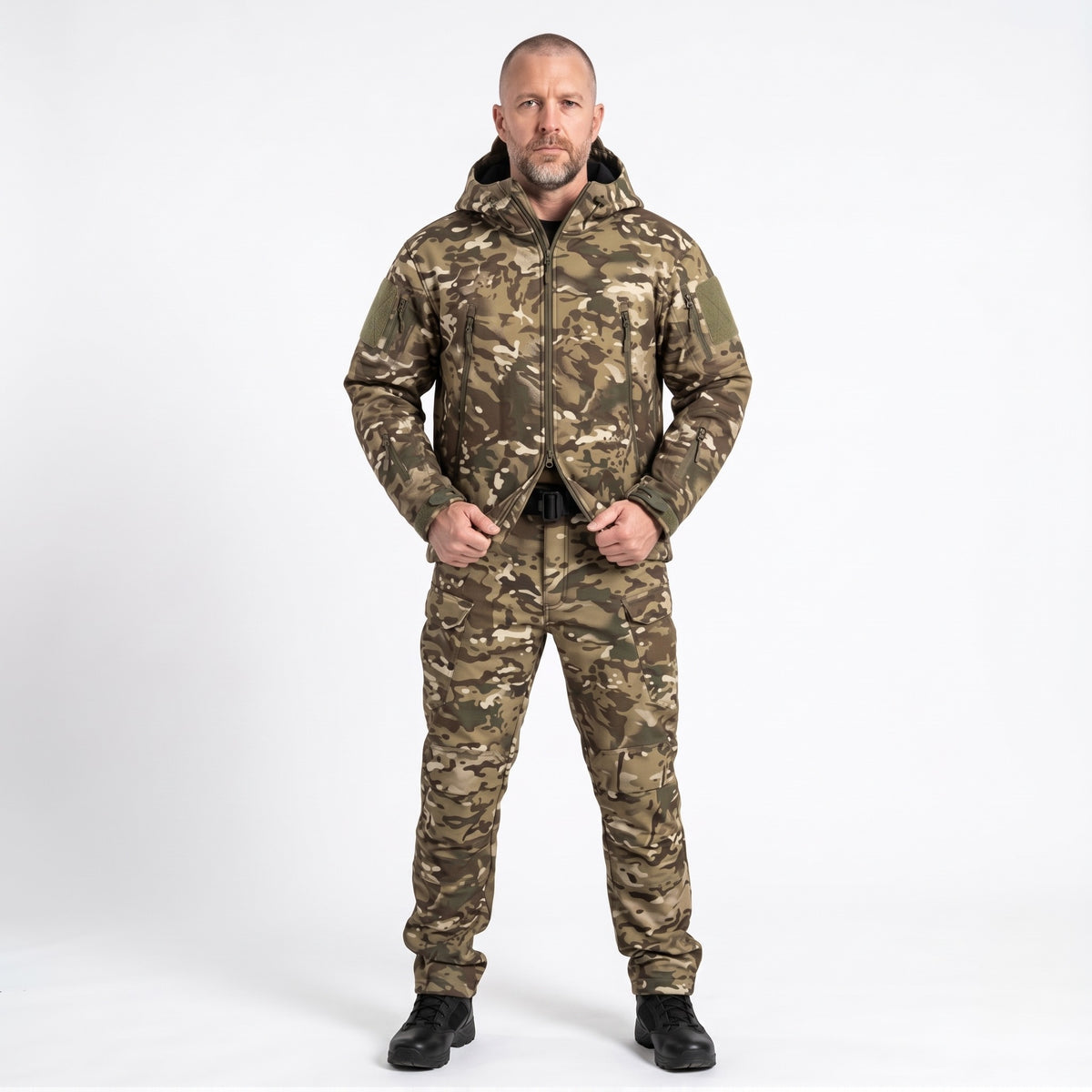 Camouflage Jakke Herre – hele outfittet
